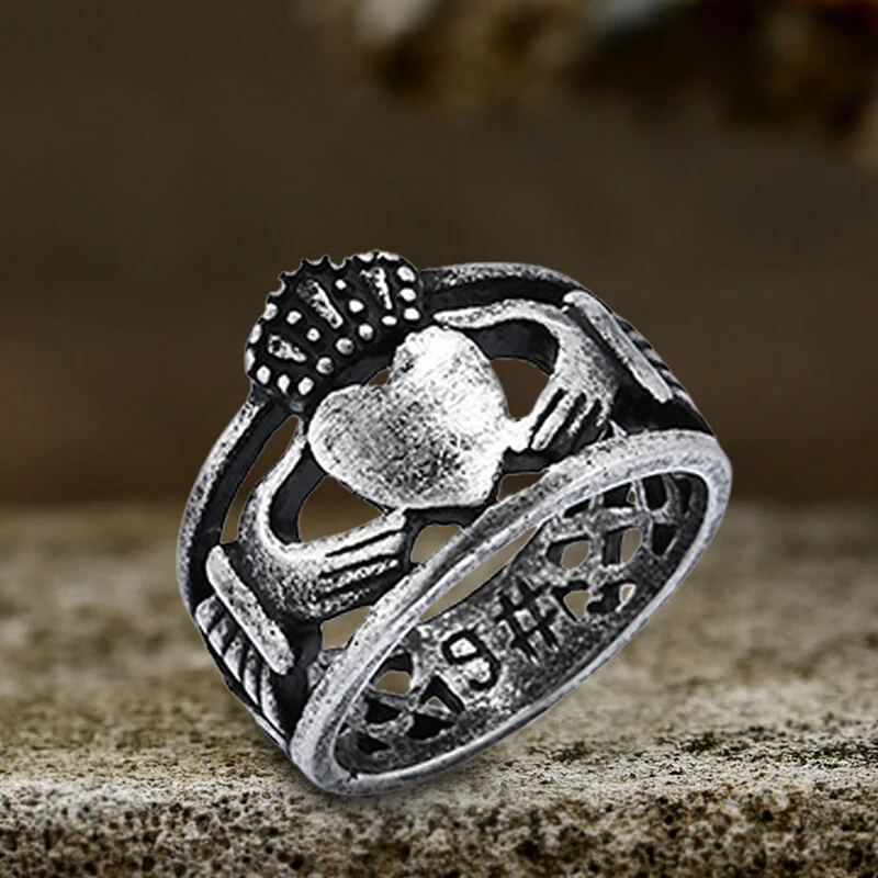 11911-irish-claddagh-stainless-steel-wedding-ring-6.webp Irish Claddagh Stainless Steel Wedding Ring