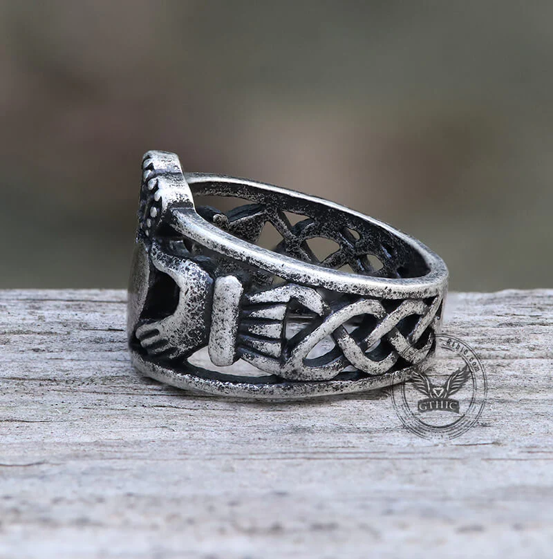 11911-irish-claddagh-stainless-steel-wedding-ring-7.webp Irish Claddagh Stainless Steel Wedding Ring