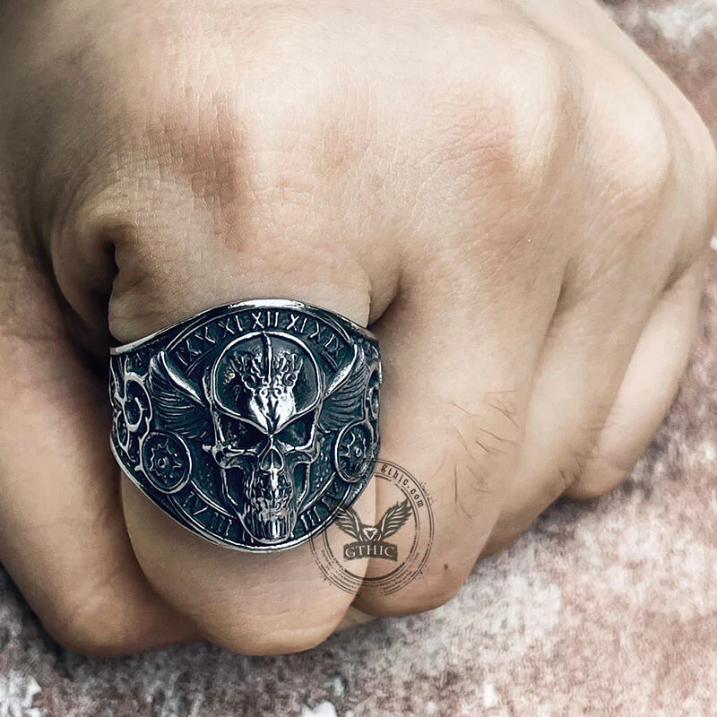 11950-winged-skull-stainless-steel-biker-ring-3.webp Winged Skull Stainless Steel Biker Ring