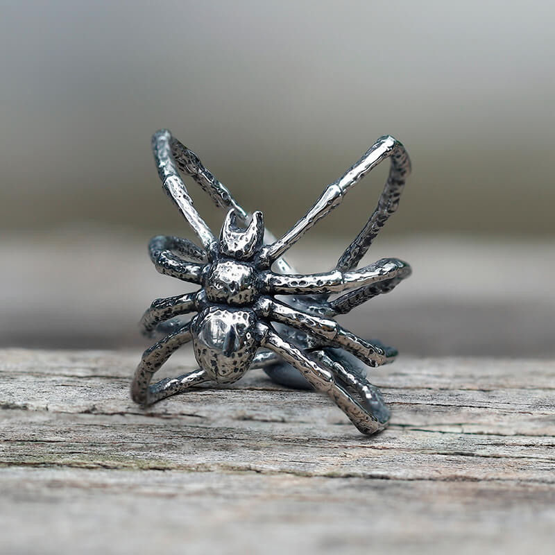 12011-vintage-spider-stainless-steel-ring-1.jpg Vintage Spider Stainless Steel Ring