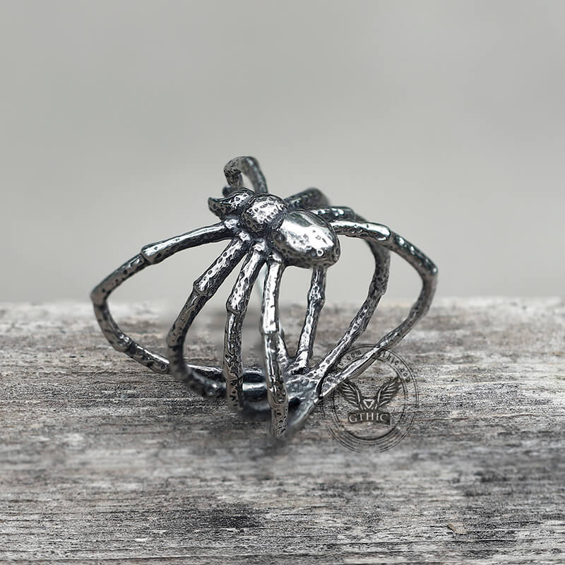12011-vintage-spider-stainless-steel-ring-4.jpg Vintage Spider Stainless Steel Ring