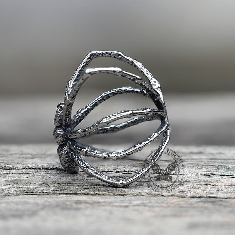 12011-vintage-spider-stainless-steel-ring-6.jpg Vintage Spider Stainless Steel Ring