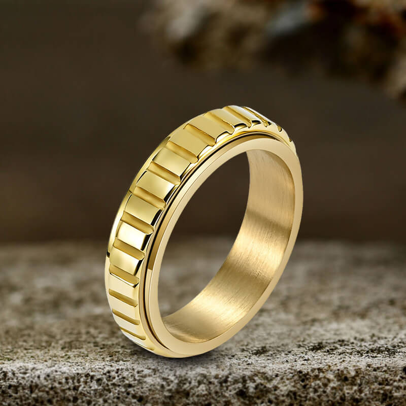 12111-simple-gear-stainless-steel-spinner-ring-4.jpg Simple Gear Stainless Steel Spinner Ring