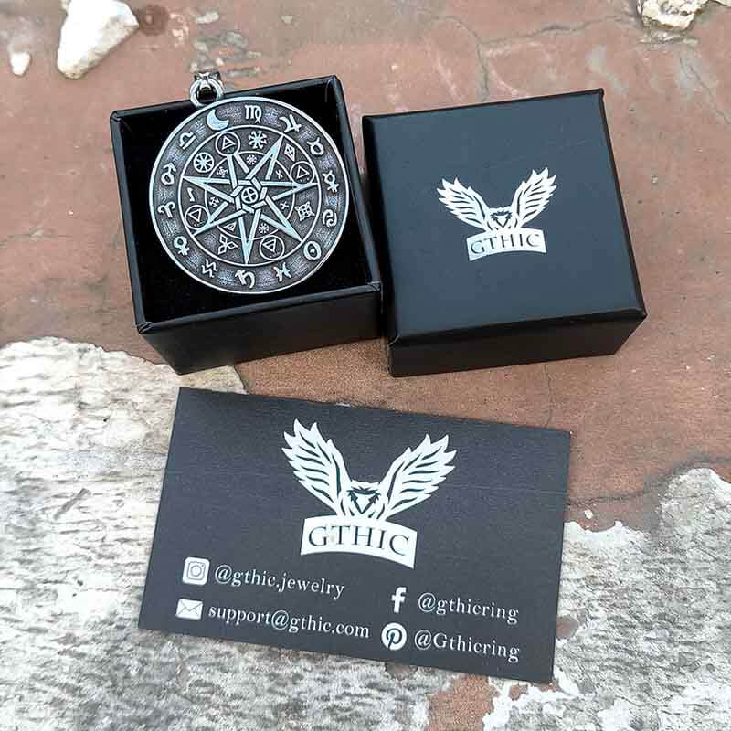 12187-sun-sigil-12-zodiac-stainless-steel-pendant-6.jpg Sun Sigil 12 Zodiac Stainless Steel Pendant