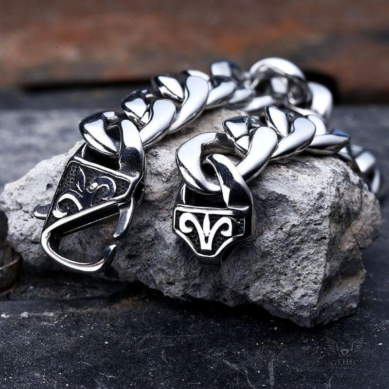 12251-classic-viking-totem-stainless-steel-bracelet-4.jpg Classic Viking Totem Stainless Steel Bracelet
