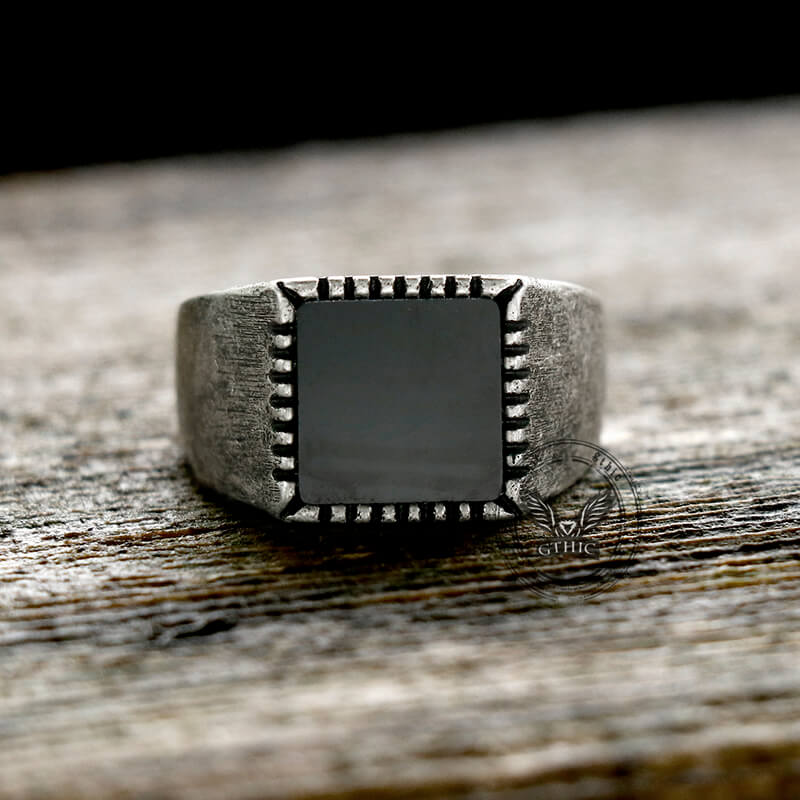 12578-retro-black-square-stainless-steel-ring-4.jpg Retro Black Square Stainless Steel Ring