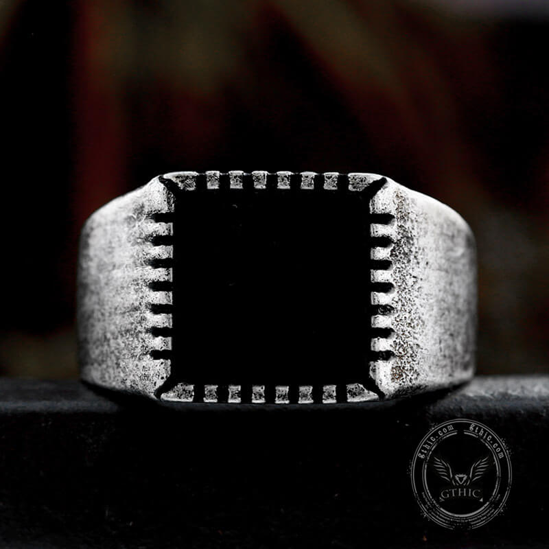 12578-retro-black-square-stainless-steel-ring-5.jpg Retro Black Square Stainless Steel Ring