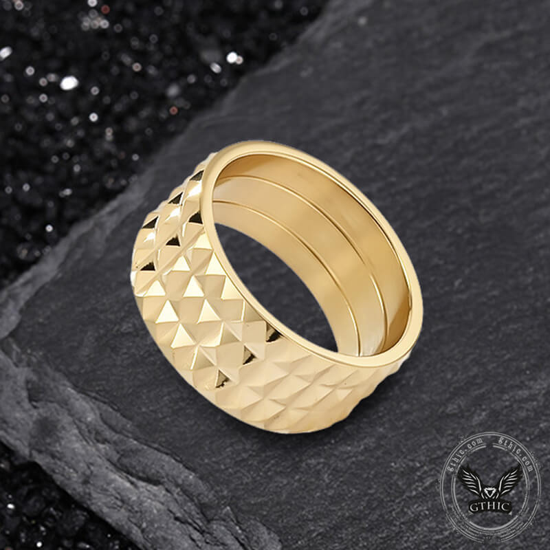 12612-simple-rhombus-pattern-stainless-steel-band-ring-6.jpg Simple Rhombus Pattern Stainless Steel Band Ring
