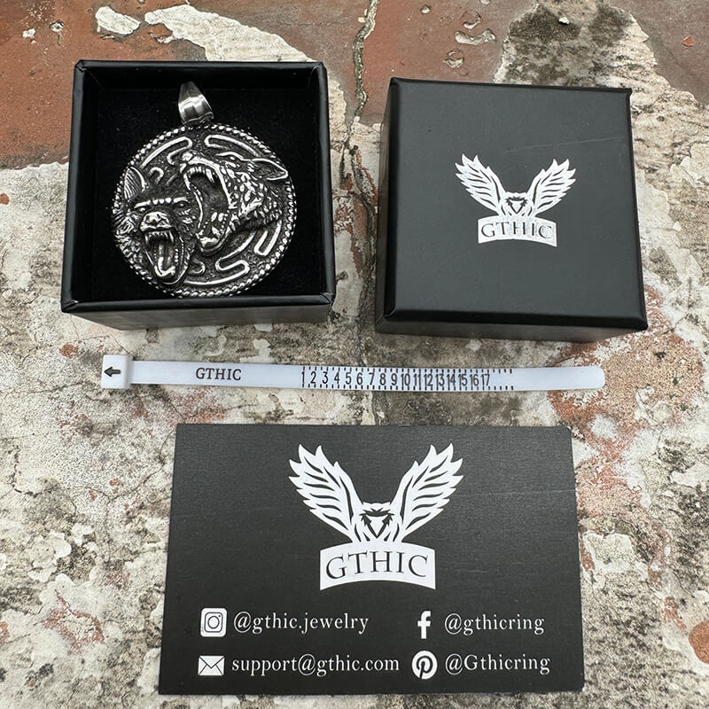 12749-vintage-nordic-wolf-valknut-stainless-steel-viking-pendant-8.jpg Vintage Nordic Wolf Valknut Stainless Steel Viking Pendant