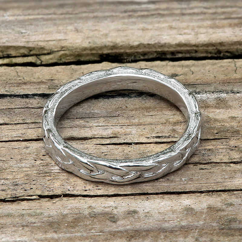12830-simple-braided-pattern-stainless-steel-band-ring-9.webp Simple Braided Pattern Stainless Steel Band Ring