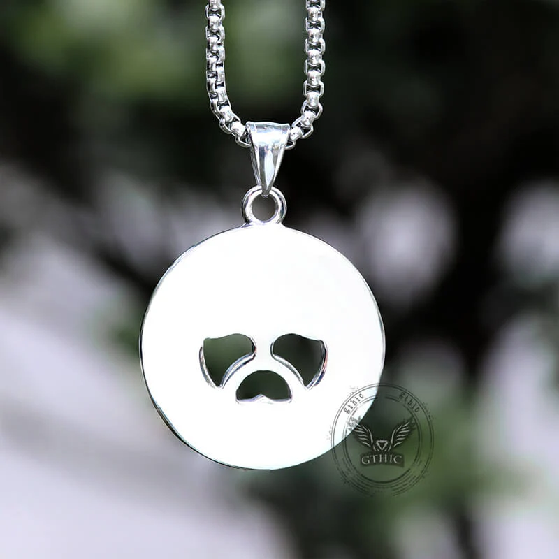 Valknut Viking Runes Eagle Stainless Steel Necklace