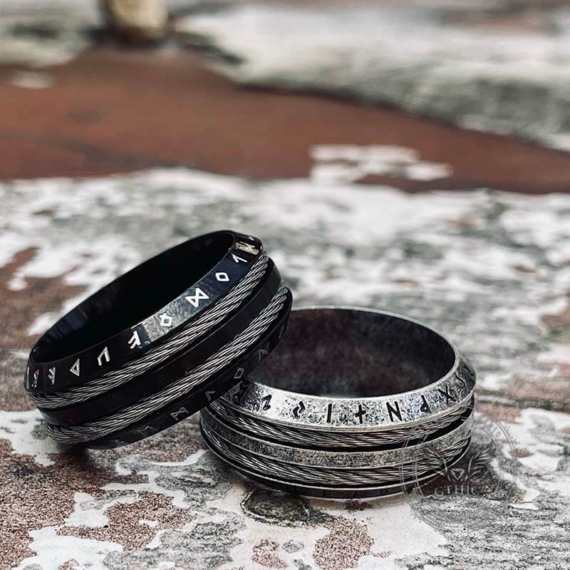 13001-tree-of-life-viking-runes-stainless-steel-ring-2.jpg Tree of Life Viking Runes Stainless Steel Ring