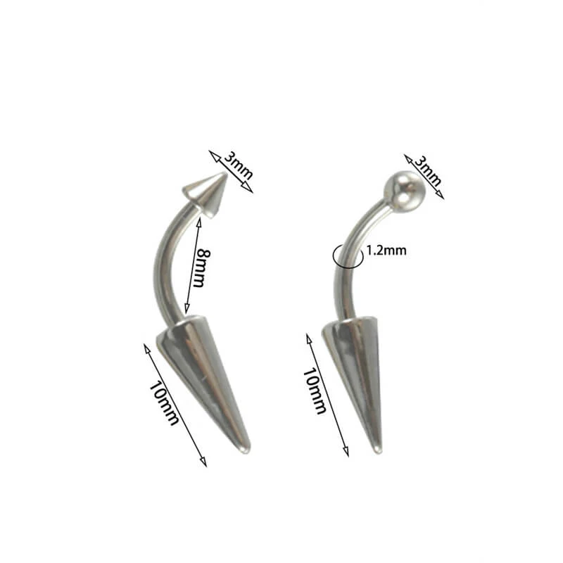 16G Curved Barbell Eyebrow Piercing