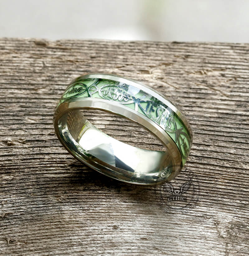 13115-luminous-jesus-fish-stainless-steel-ring-7.jpg Luminous Jesus Fish Stainless Steel Ring