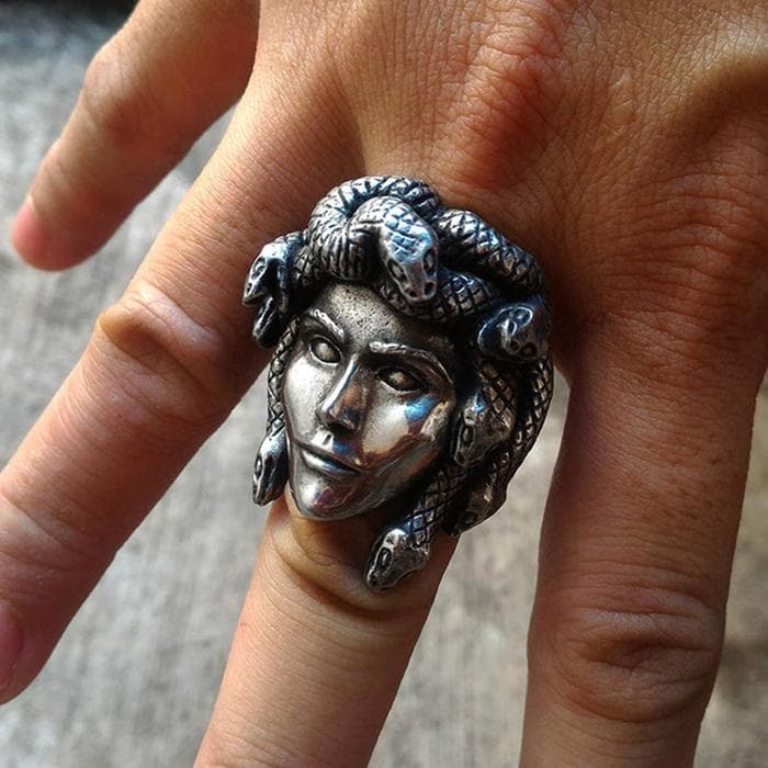 1314-greek-mythology-gorgon-monster-medusa-beast-ring-1.jpg Greek Mythology Gorgon Monster Medusa Beast Ring
