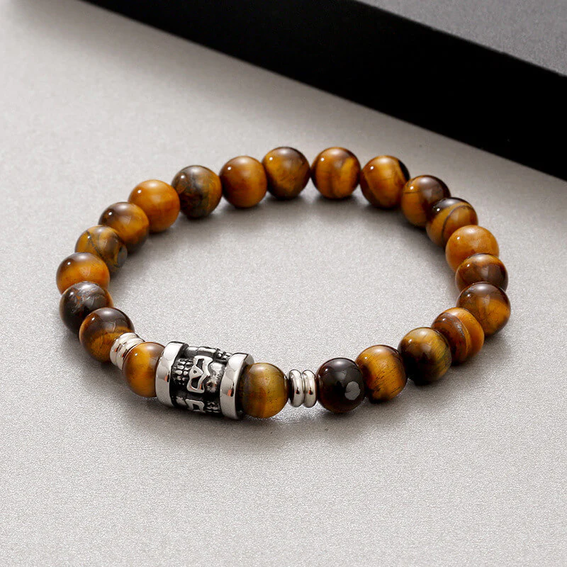 13144-vintage-skull-pattern-natural-stone-bracelet-4.webp Vintage Skull Pattern Natural Stone Bracelet