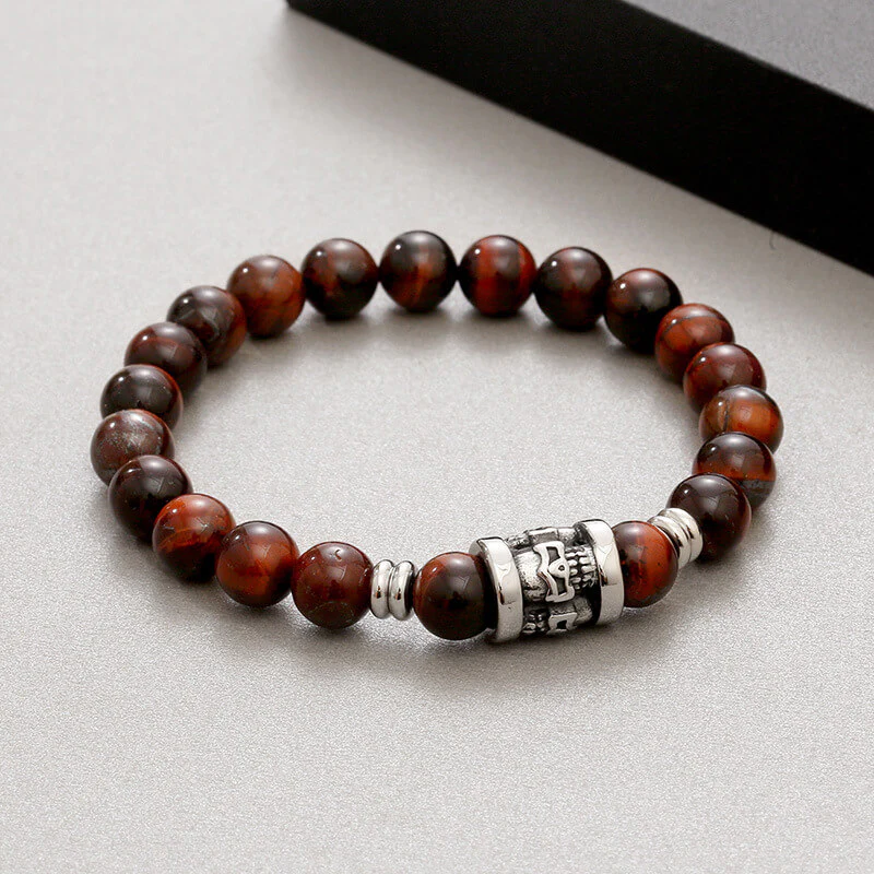 13144-vintage-skull-pattern-natural-stone-bracelet-5.webp Vintage Skull Pattern Natural Stone Bracelet