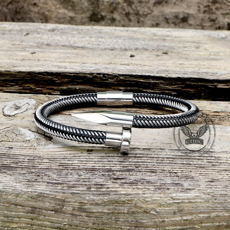 13167-curved-nail-simple-stainless-steel-bracelet-3.jpg Curved Nail Simple Stainless Steel Bracelet