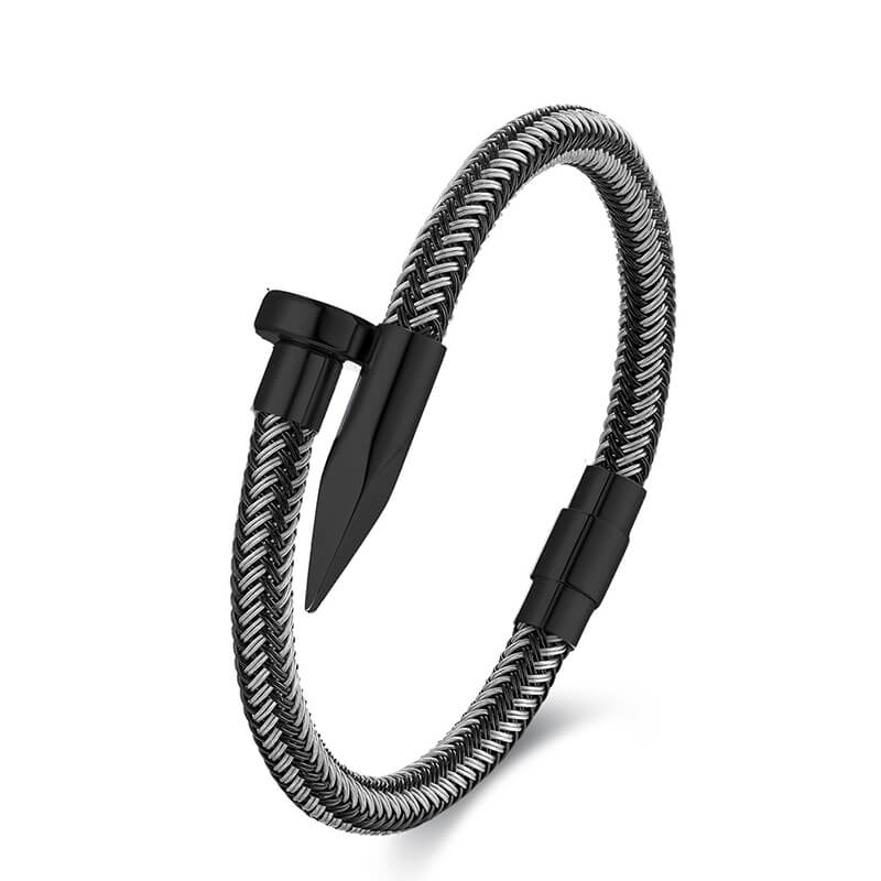 13167-curved-nail-simple-stainless-steel-bracelet-4.jpg Curved Nail Simple Stainless Steel Bracelet