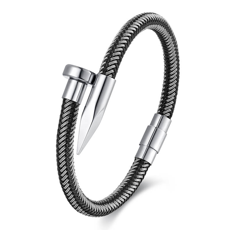 13167-curved-nail-simple-stainless-steel-bracelet-5.jpg Curved Nail Simple Stainless Steel Bracelet
