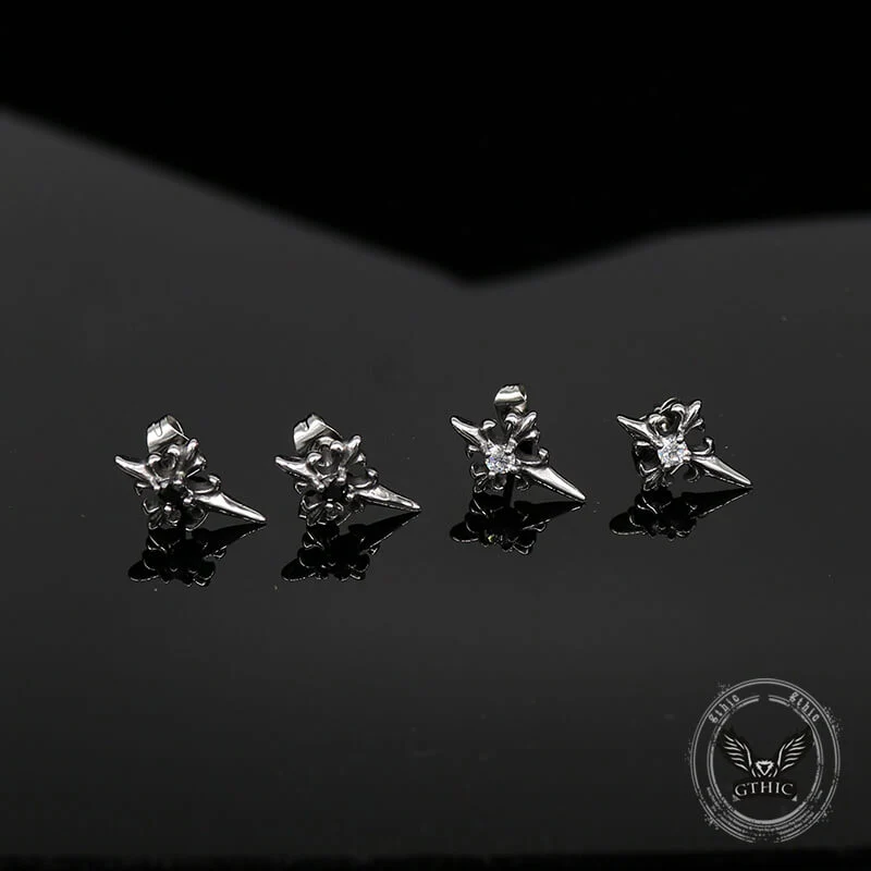 13210-cross-inlaid-black-stone-stainless-steel-earrings-8.webp Cross Inlaid Black Stone Stainless Steel Earrings
