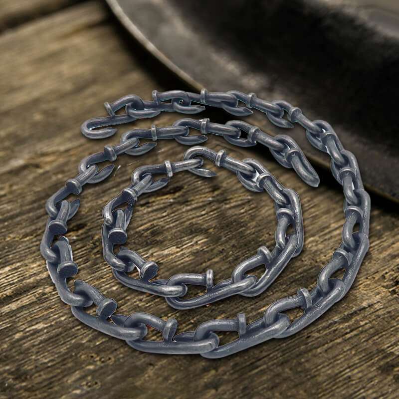 13404-vintage-bent-nail-stainless-steel-necklace-1.jpg Vintage Bent Nail Stainless Steel Necklace