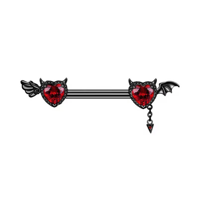 13545-heart-shaped-devil-wings-stainless-steel-piercing-ring-3.webp Heart Shaped Devil Wings Stainless Steel Piercing Ring