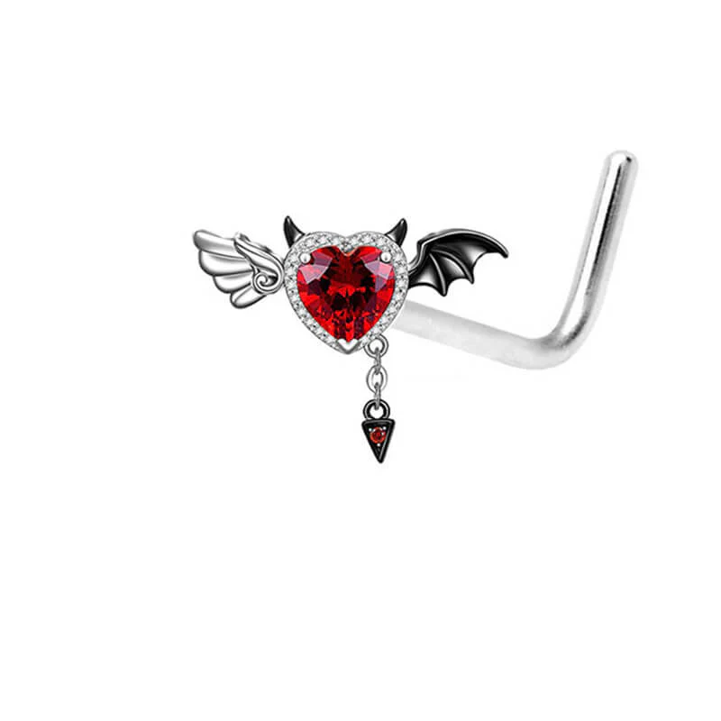 13545-heart-shaped-devil-wings-stainless-steel-piercing-ring-7.webp Heart Shaped Devil Wings Stainless Steel Piercing Ring