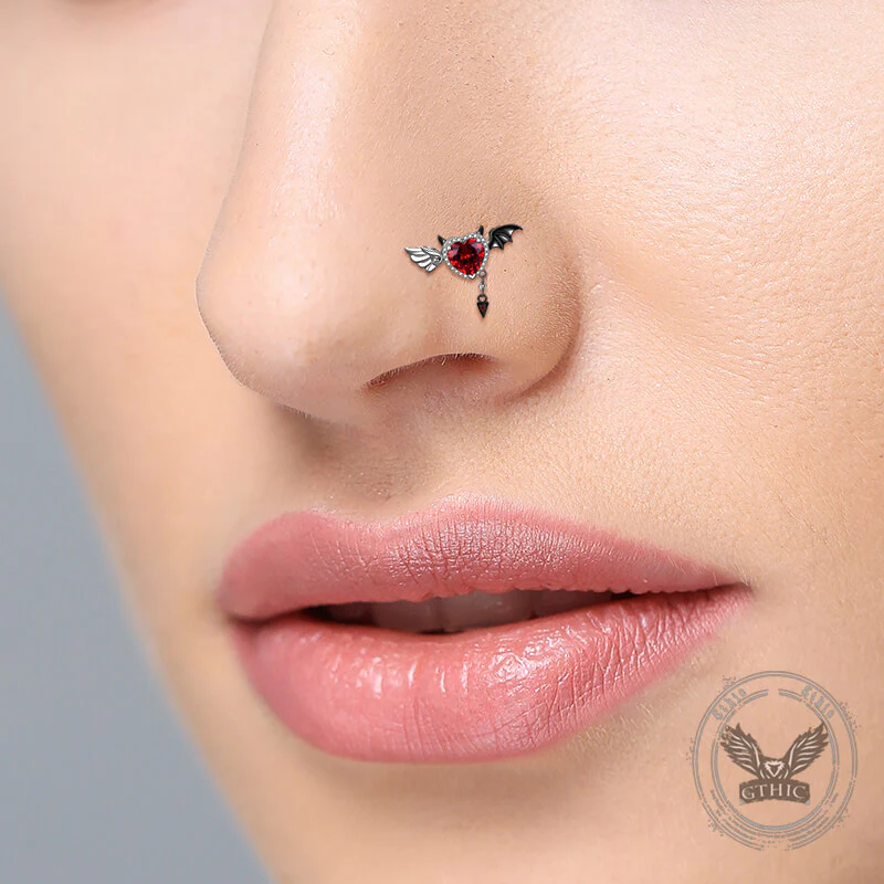13545-heart-shaped-devil-wings-stainless-steel-piercing-ring-9.webp Heart Shaped Devil Wings Stainless Steel Piercing Ring