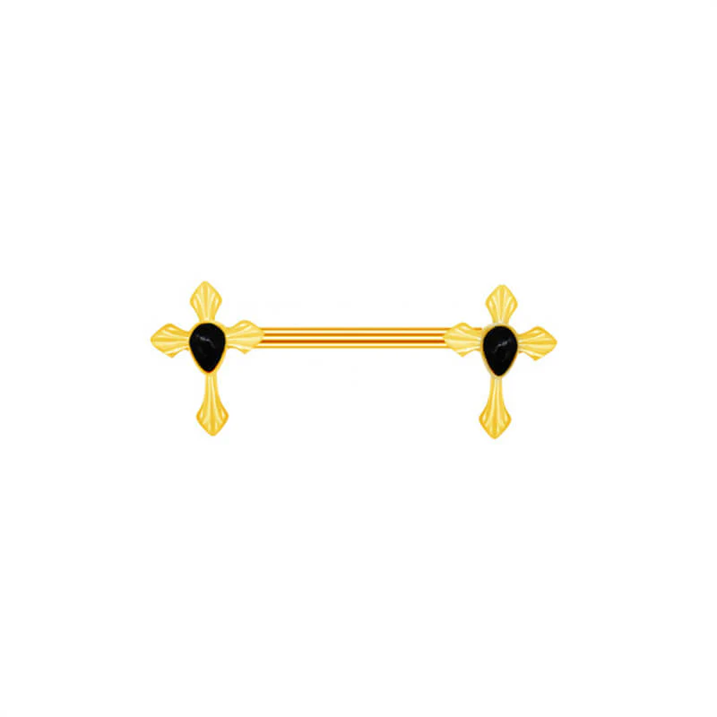 13558-double-cross-stainless-steel-nipple-ring-piercing-9.webp Double Cross Stainless Steel Nipple Ring Piercing
