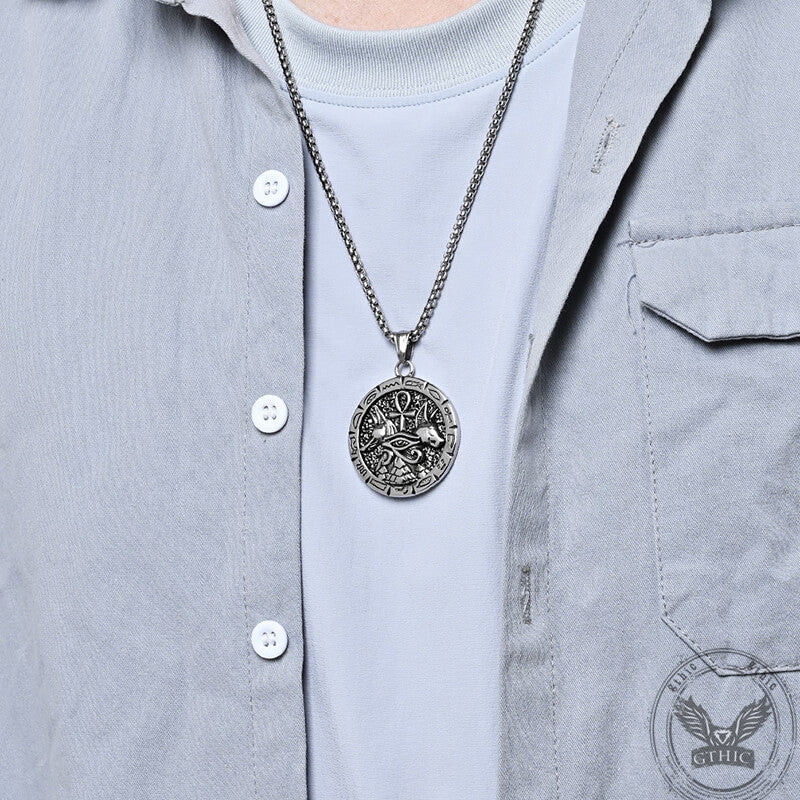 13584-vintage-anubis-ankh-cross-stainless-steel-pendant-2.jpg Vintage Anubis Ankh Cross Stainless Steel Pendant