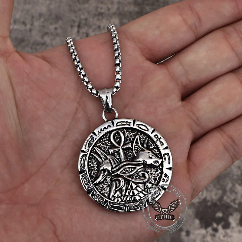 13584-vintage-anubis-ankh-cross-stainless-steel-pendant-3.webp Vintage Anubis Ankh Cross Stainless Steel Pendant