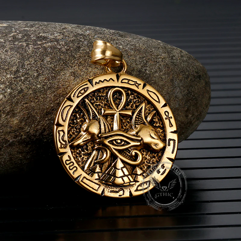 13584-vintage-anubis-ankh-cross-stainless-steel-pendant-5.webp Vintage Anubis Ankh Cross Stainless Steel Pendant