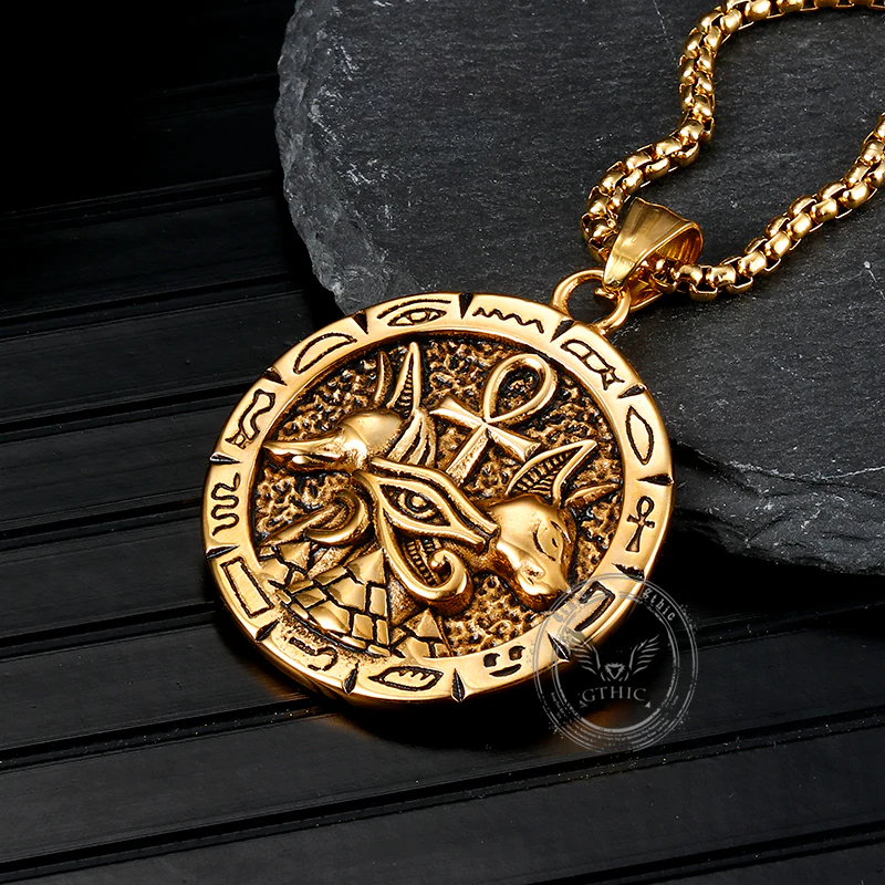 13584-vintage-anubis-ankh-cross-stainless-steel-pendant-6.webp Vintage Anubis Ankh Cross Stainless Steel Pendant