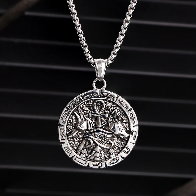 13584-vintage-anubis-ankh-cross-stainless-steel-pendant-7.webp Vintage Anubis Ankh Cross Stainless Steel Pendant