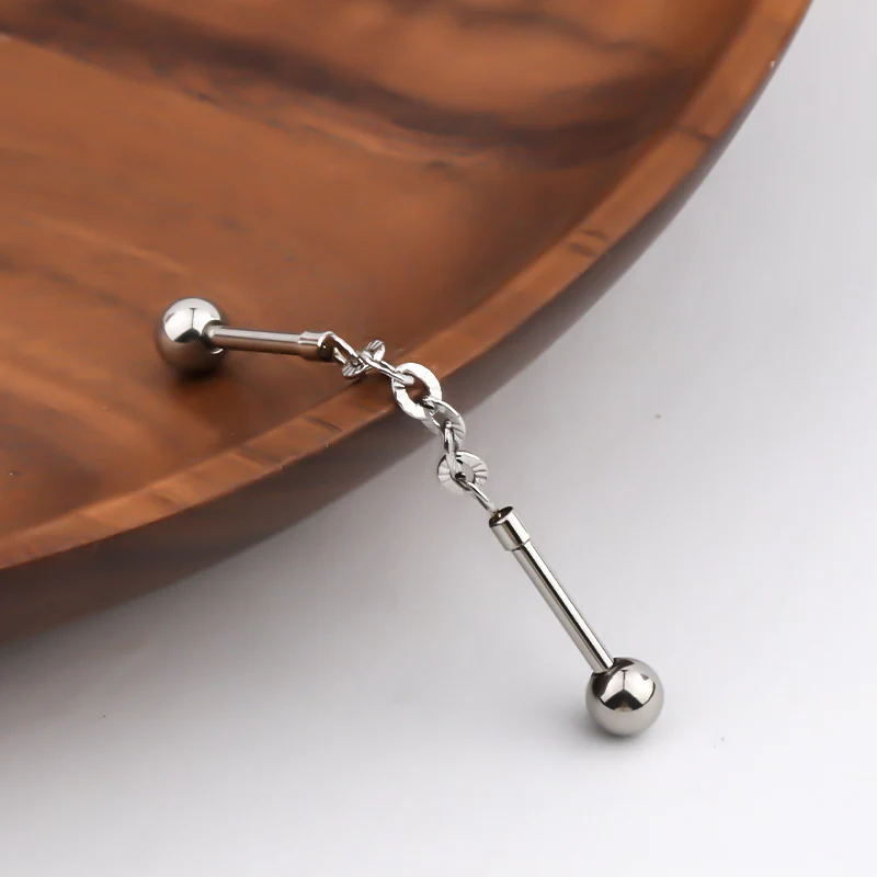 Simple Thread Chain Stainless Steel Industrial Piercing