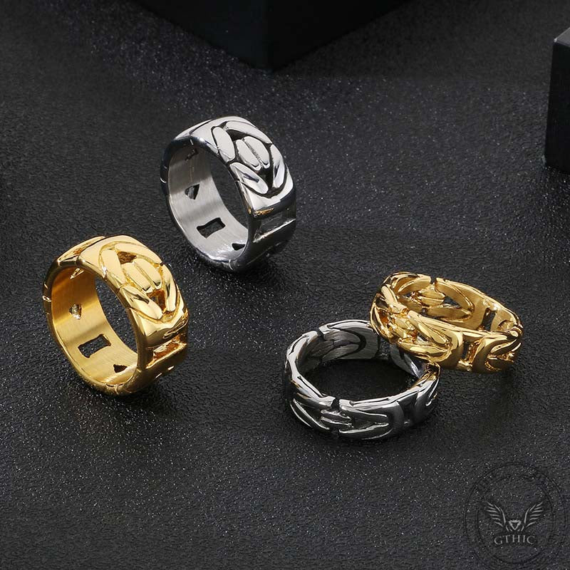 13741-simple-v-shaped-emperor-chain-couple-stainless-steel-ring-1.jpg Simple V-shaped Emperor Chain Couple Stainless Steel Ring