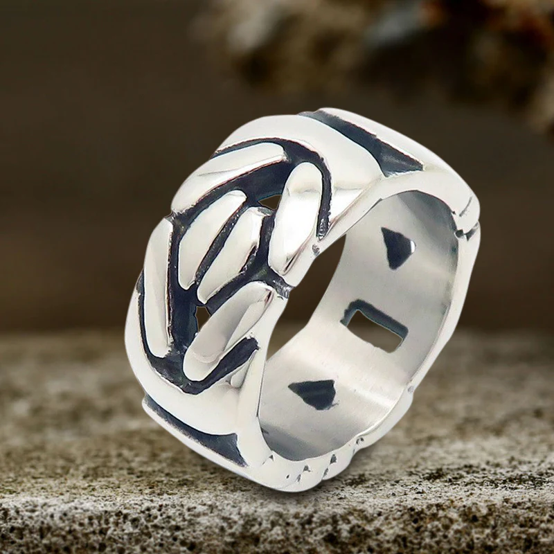 13741-simple-v-shaped-emperor-chain-couple-stainless-steel-ring-10.webp Simple V-shaped Emperor Chain Couple Stainless Steel Ring