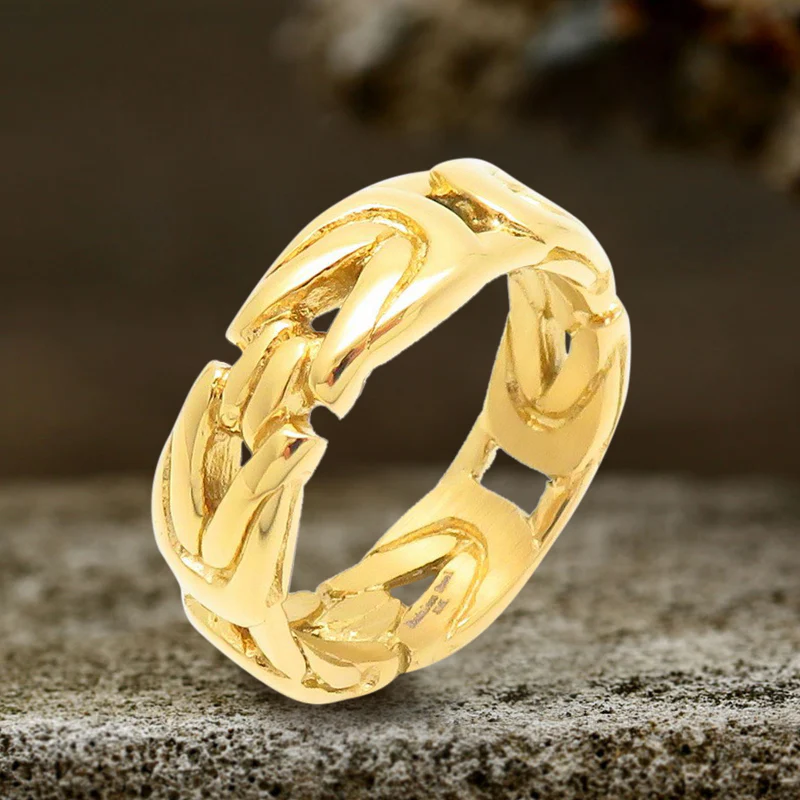13741-simple-v-shaped-emperor-chain-couple-stainless-steel-ring-11.webp Simple V-shaped Emperor Chain Couple Stainless Steel Ring