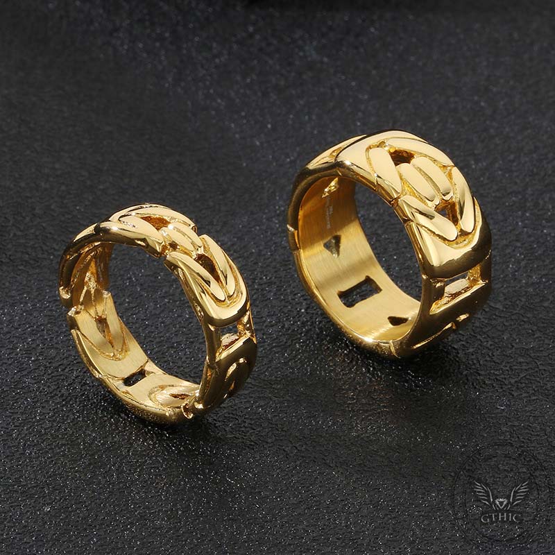 13741-simple-v-shaped-emperor-chain-couple-stainless-steel-ring-4.jpg Simple V-shaped Emperor Chain Couple Stainless Steel Ring