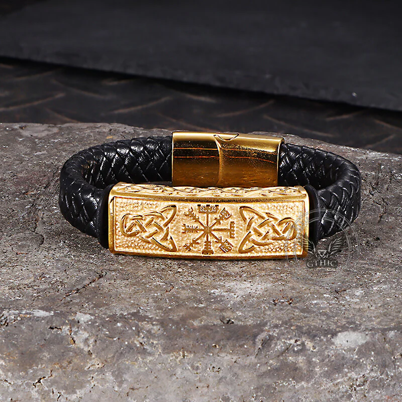 13779-vintage-viking-rune-stainless-steel-leather-bracelet-7.webp Vintage Viking Rune Stainless Steel Leather Bracelet