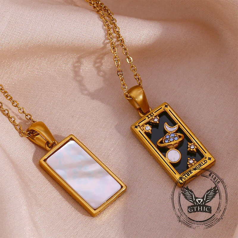 13817-vintage-tarot-card-stainless-steel-necklace-5.webp Vintage Tarot Card Stainless Steel Necklace