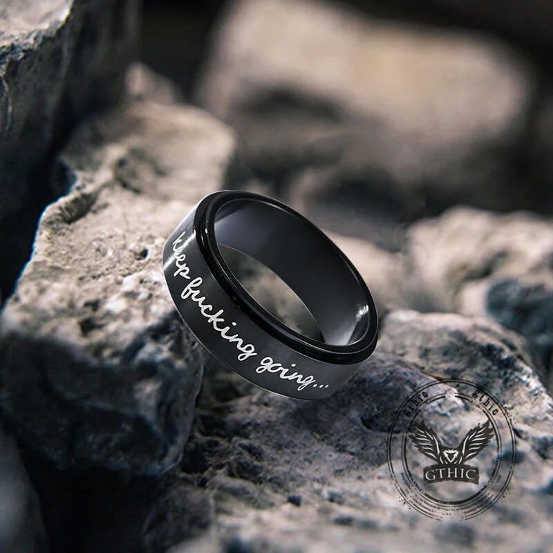 14063-simple-keep-fucking-going-spinner-stainless-steel-ring-6.webp Simple Keep Fucking Going Spinner Stainless Steel Ring