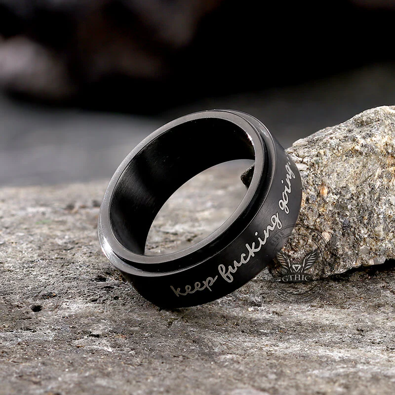 14063-simple-keep-fucking-going-spinner-stainless-steel-ring-7.webp Simple Keep Fucking Going Spinner Stainless Steel Ring