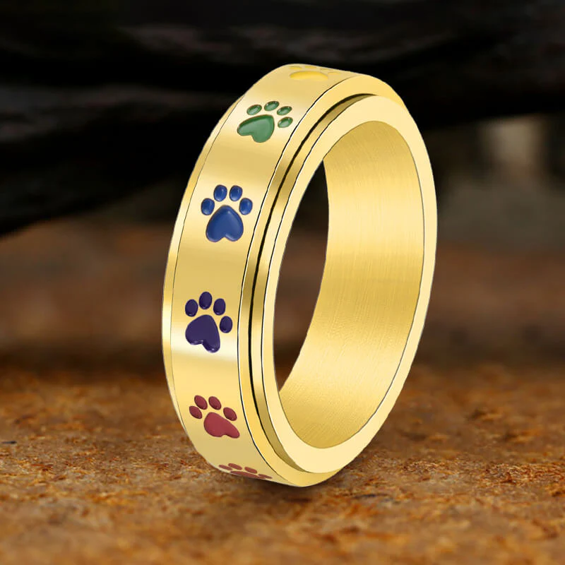 14232-vintage-dog-paw-print-stainless-steel-spinner-ring-12.webp Vintage Dog Paw Print Stainless Steel Spinner Ring