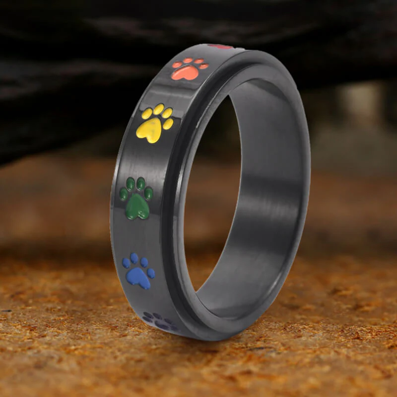 14232-vintage-dog-paw-print-stainless-steel-spinner-ring-13.webp Vintage Dog Paw Print Stainless Steel Spinner Ring