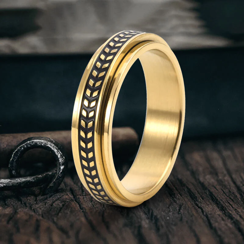 14304-olive-leaf-stainless-steel-spinner-ring-5.webp Olive Leaf Stainless Steel Spinner Ring