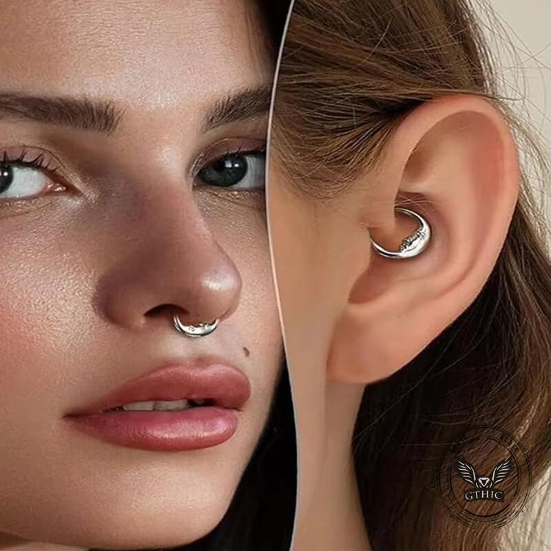 14775-moon-face-stainless-steel-nose-ring-3.jpg Moon Face Stainless Steel Nose Ring