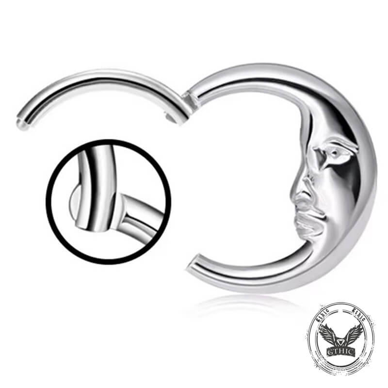 14775-moon-face-stainless-steel-nose-ring-6.jpg Moon Face Stainless Steel Nose Ring