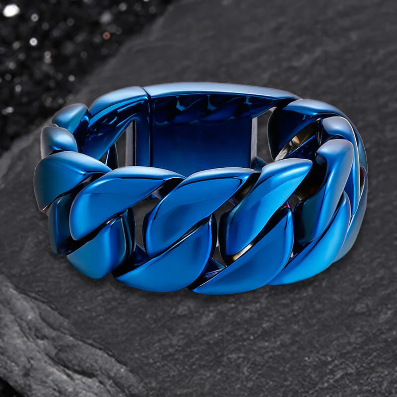 Stylish Heavy Chunky Link Chain Stainless Steel Bracelet